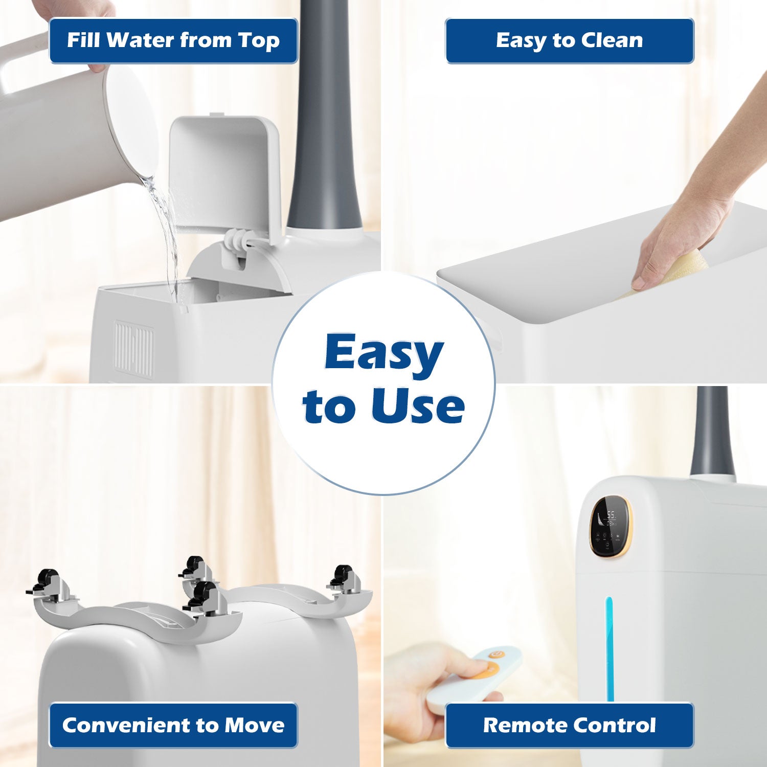 6.6gal/25L Large Humidifier Whole-House Commercial and Industrial Humidifier 3000 sq.ft - Image 5