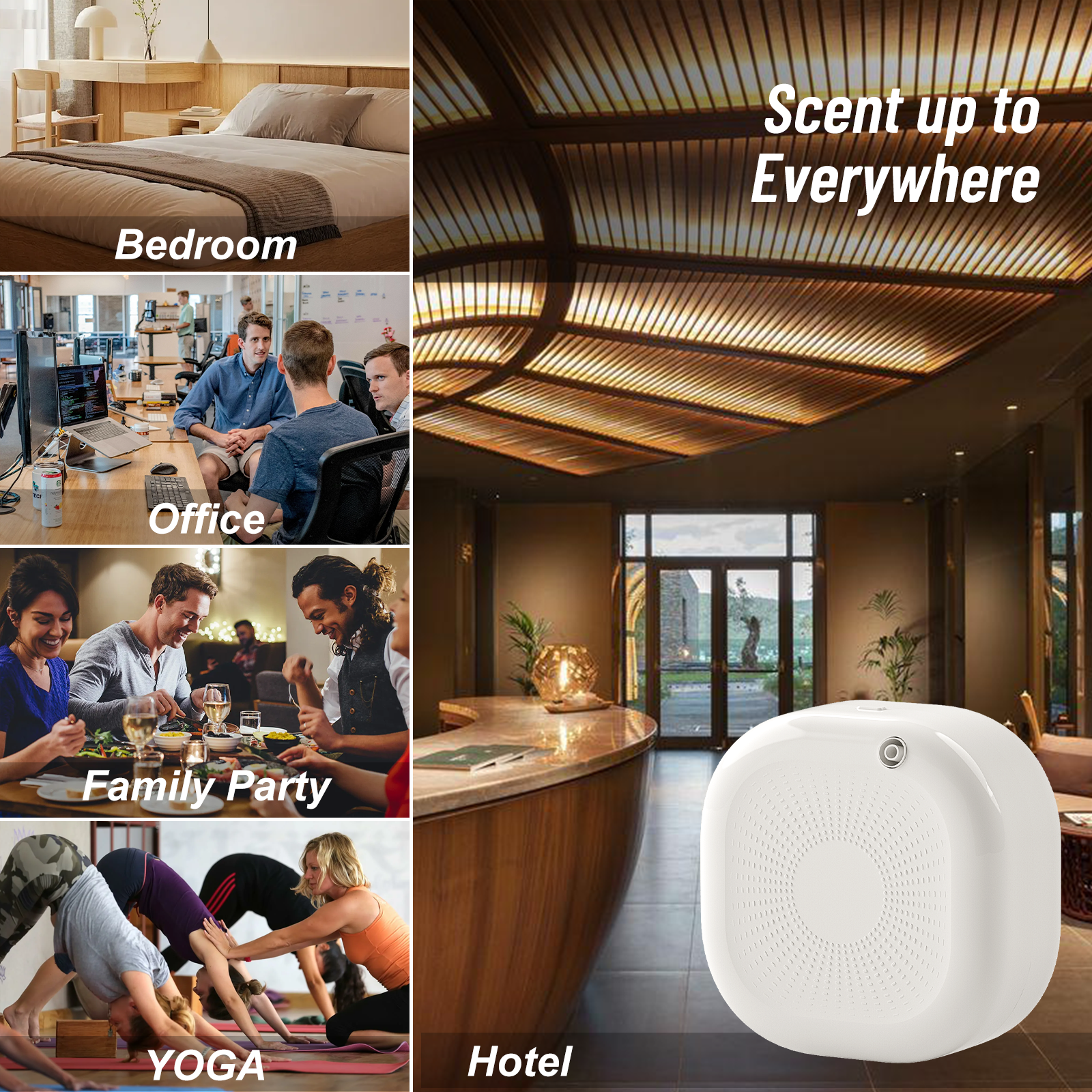 Smart Scent Air Machine for Home, Bluetooth Waterless Diffuser with Cold Air Technology - 500ML - Image 6
