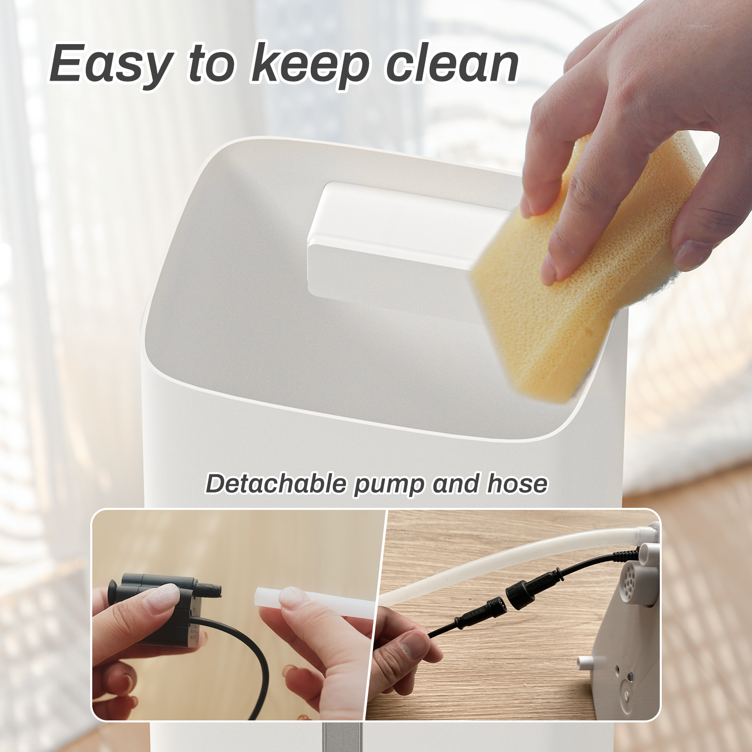 Humidifier Large Room, 2.1Gal/8L Humidifiers for Home, Humidifiers for Bedroom with Essential Oil Diffuser - Image 5