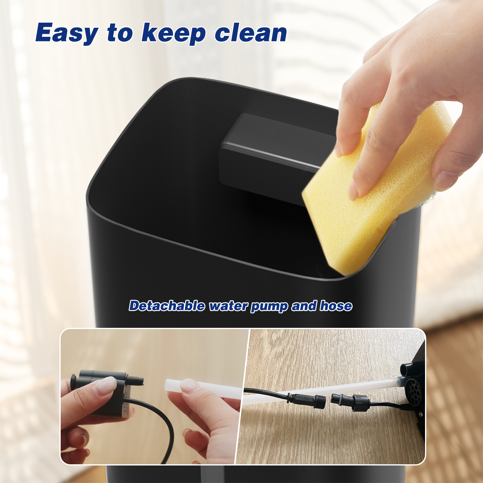 Humidifier Large Room Bedroom with Night Light, 2.1Gal(8L) Humidifiers for Home with Essential Oil Diffuser - Image 7