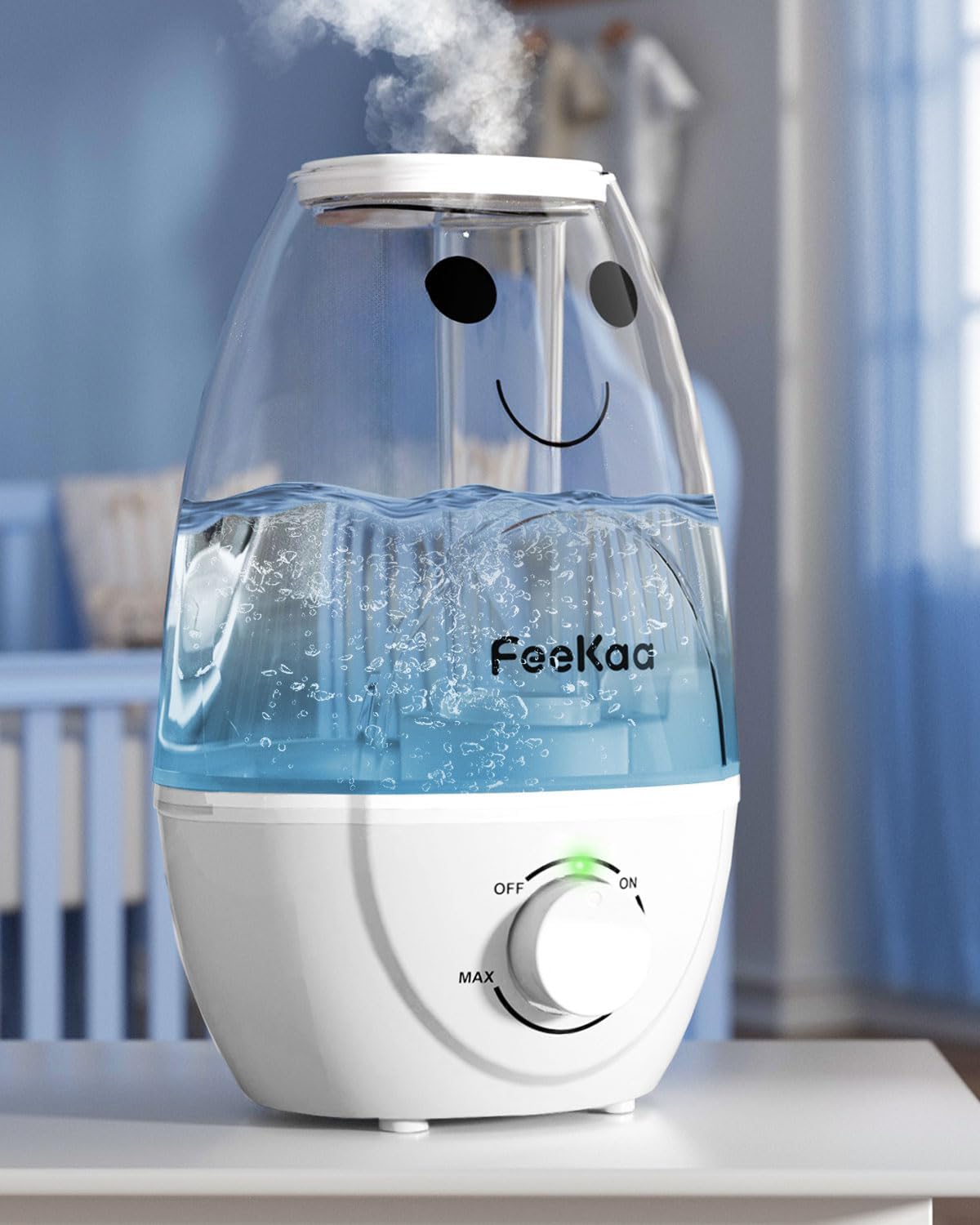 Baby Humidifiers for Bedroom Nursery, Cool Mist Air Humidifier with Diffuser